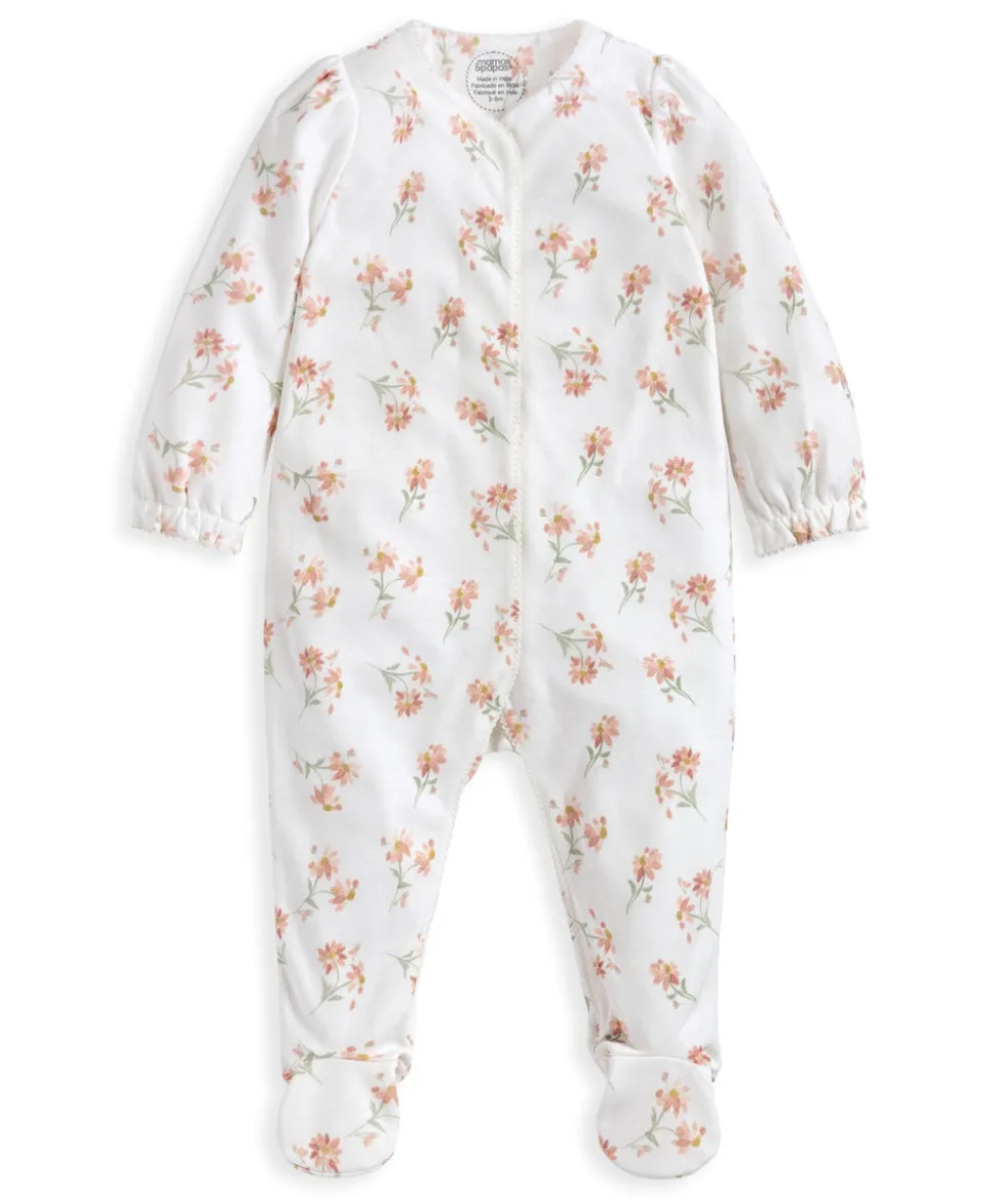 Watercolour Daisy Sleepsuit