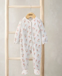 Watercolour Daisy Sleepsuit