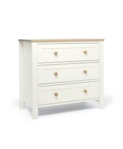 Wedmore 3 Piece Cotbed Range with Premium Dual Core Mattress - White/Oak