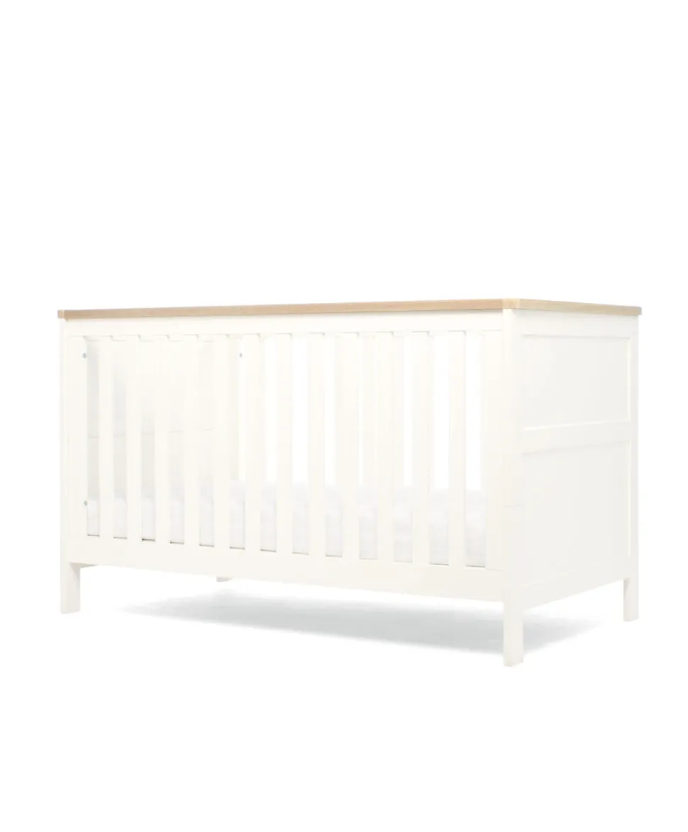Wedmore 2 Piece Cotbed Set with Dresser Changer - White/Oak