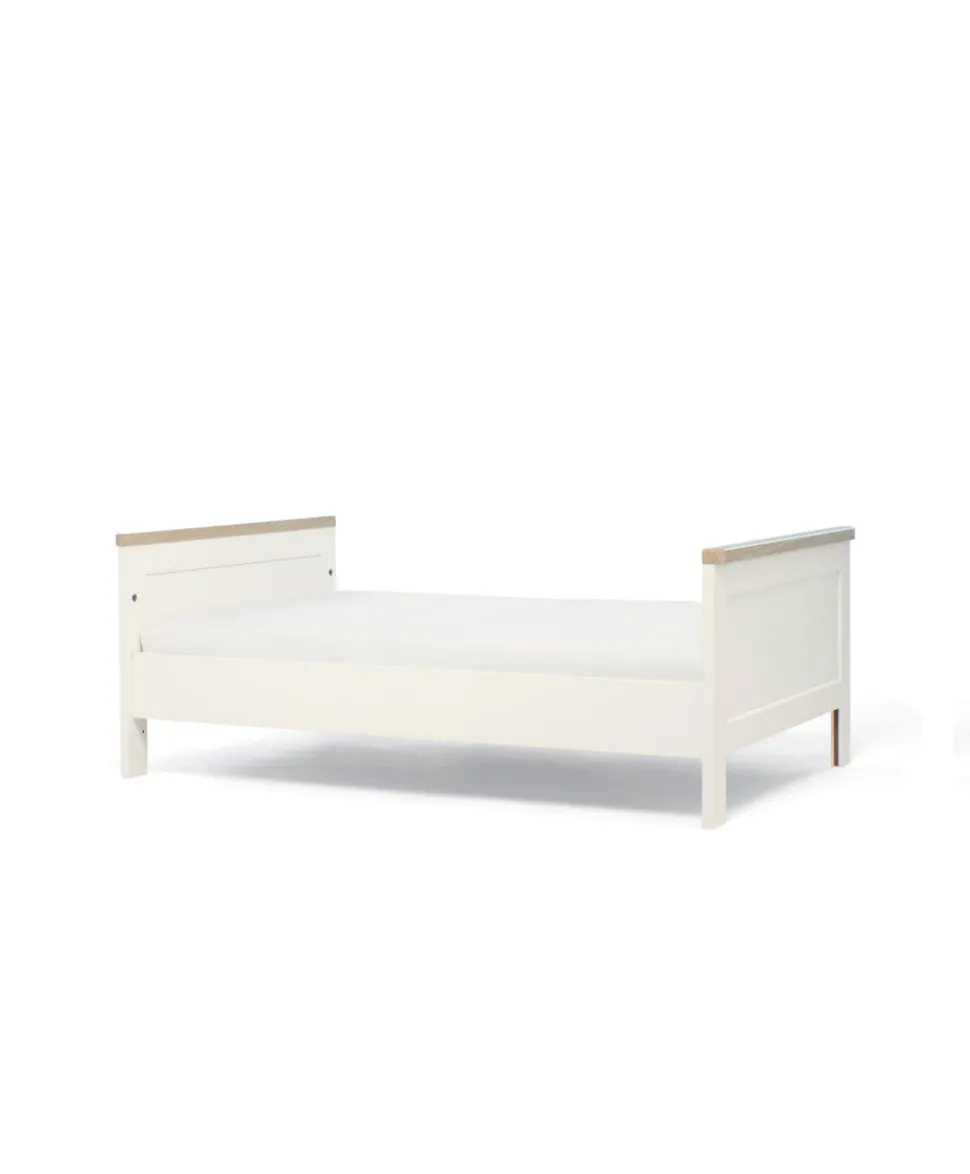 Wedmore 3 Piece Small Cotbed Range with Premium Dual Core Mattress - White/Oak