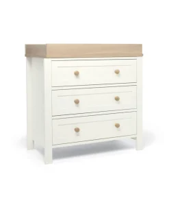 Wedmore 3 Piece Small Cotbed Range with Premium Dual Core Mattress - White/Oak