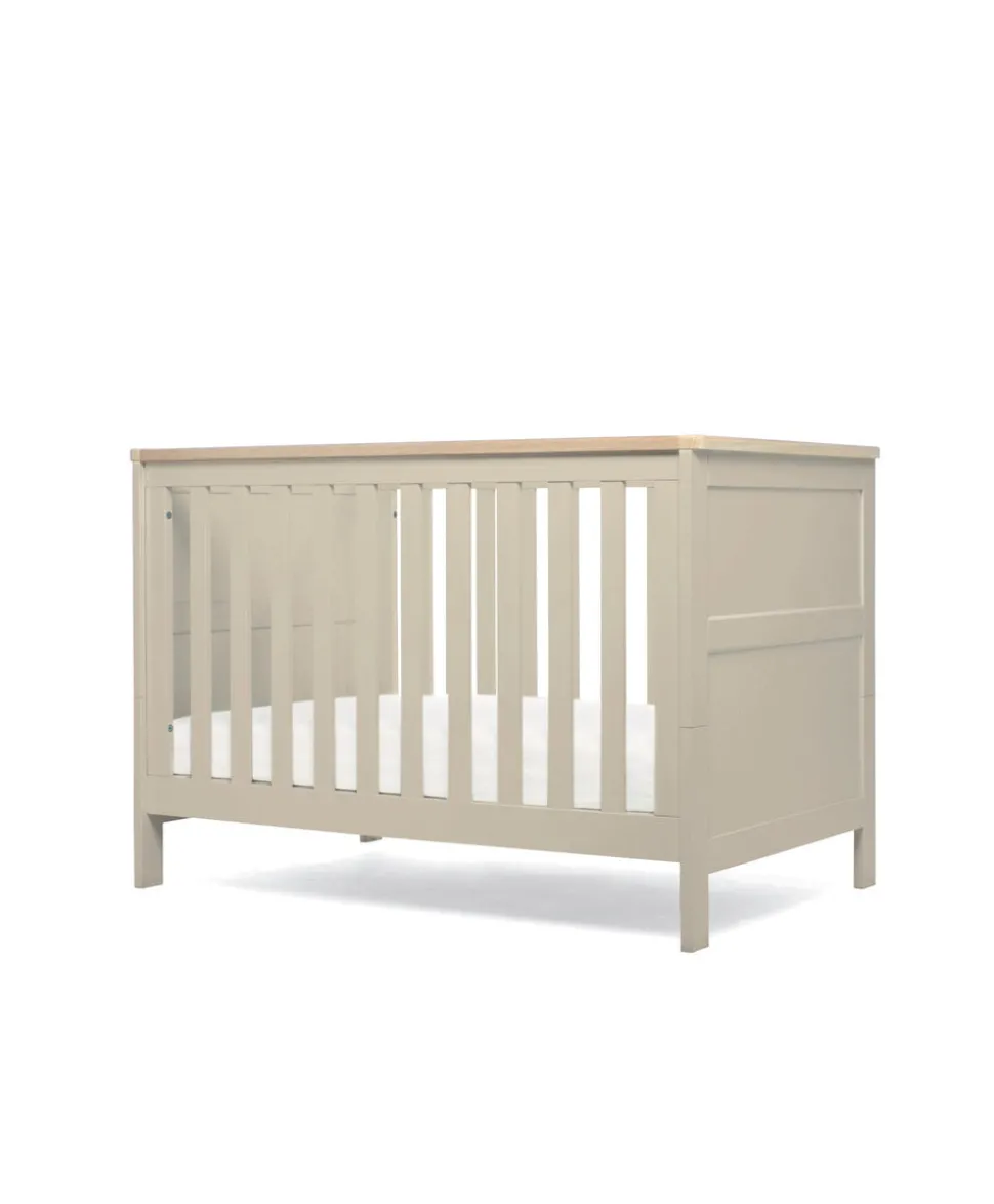 Wedmore 3 Piece Small Cotbed Range With Dresser Changer & Wardrobe - Cashmere/Oak