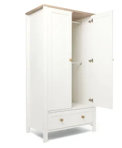 Wedmore 3 Piece Small Cotbed Range with Dresser Changer & Wardrobe - White/Oak
