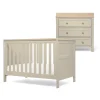 Wedmore Small Cotbed Set With Dresser Changer - Cashmere/Oak