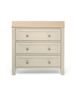 Wedmore Small Cotbed Set With Dresser Changer - Cashmere/Oak