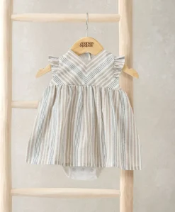 Woven Stripe Dress