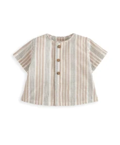 Woven Top & Shorts Outfit Set