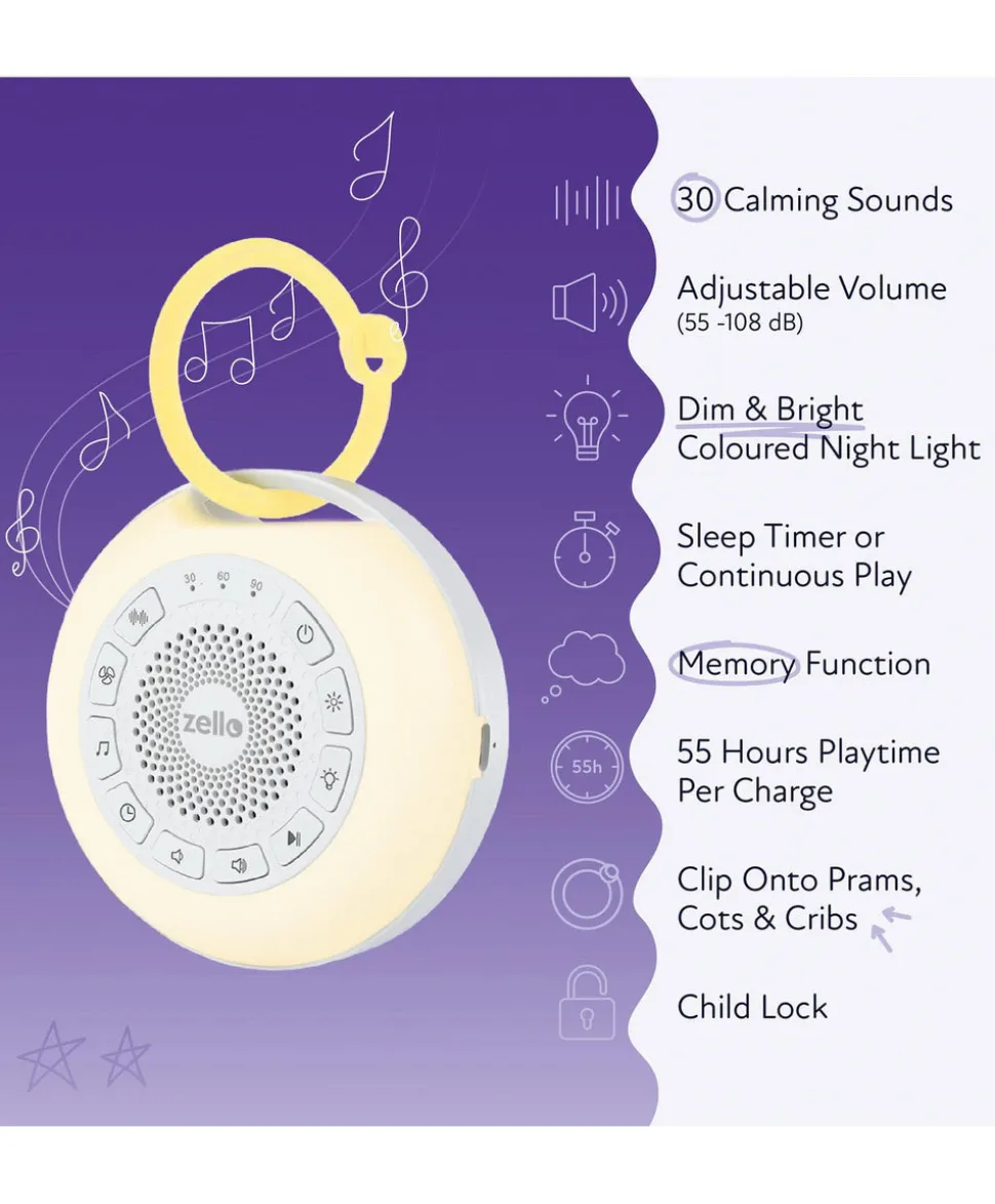 Zello Portable Pro Max White Noise Machine